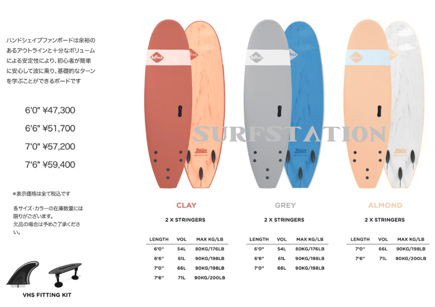 SOFTECH ROLLER 6'0 CRAY
                  ソフテック SURFBOARDS ソフトボード